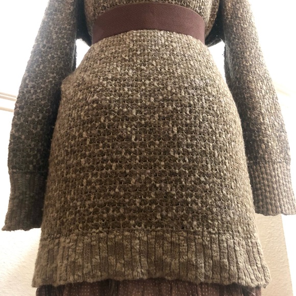 EUC M Free People Green Sweater - Picture 5 of 8